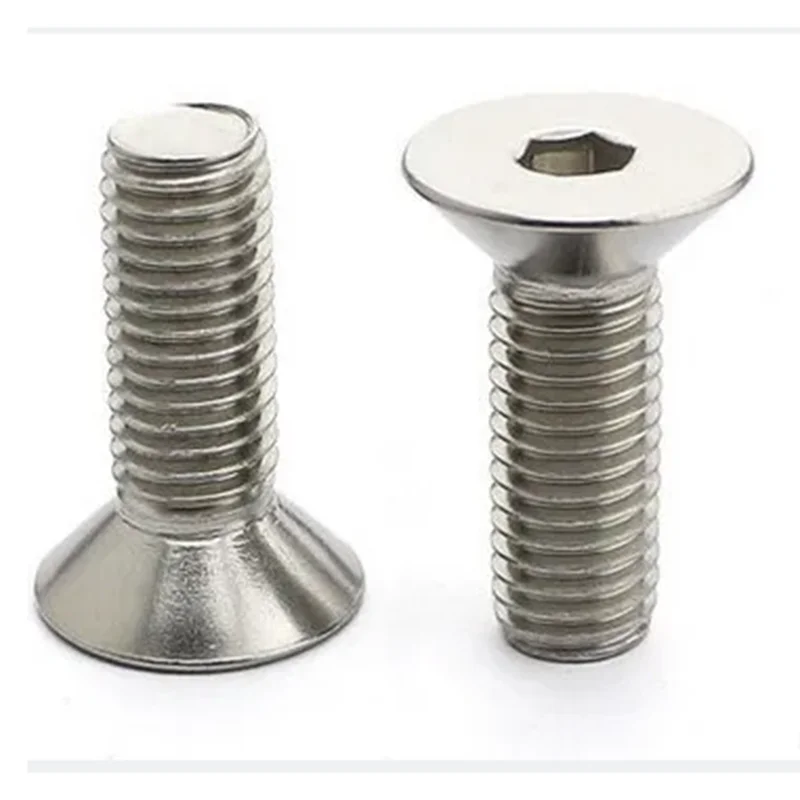 M8*10/12/14/16/20/25/30/35/40/45/50/55/60/65/70-100 stainless steel 304 hex socket flat head countersunk screw505