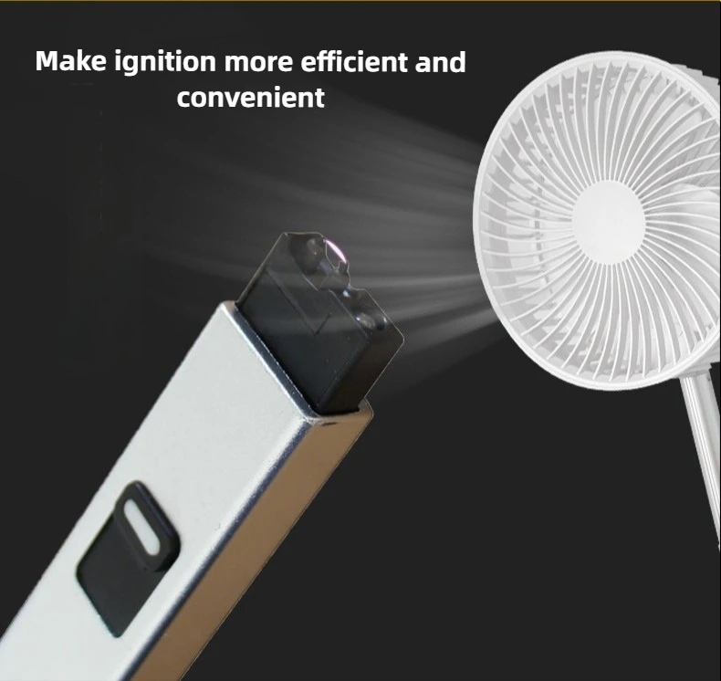 ولاعة معدنية محمولة قابلة لإعادة الشحن عبر USB، ولاعة قوس واحدة، بلازما عديمة اللهب، أداة دفاع عن النفس المختارة للرجال #4