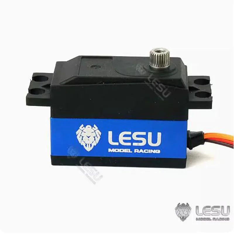 Lesu 1/14 40.5*20*28,3mm 14kg Metall getriebe Servo für RC Traktor LKW Tamiyaya Hydraulik kipper Bagger Modell Auto Teile th12163