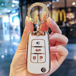 New TPU Car Key Cases Cover For Buick For Chevrolet Cruze Aveo Trax Sail Malibu Opel Astra Corsa Meriva Zafira Vauxhall Antara J