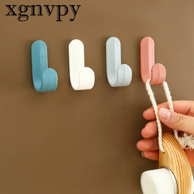 xgnvpy J-type Nordic wind mini strong punch-free hook household non-trace punch-free clothing hook