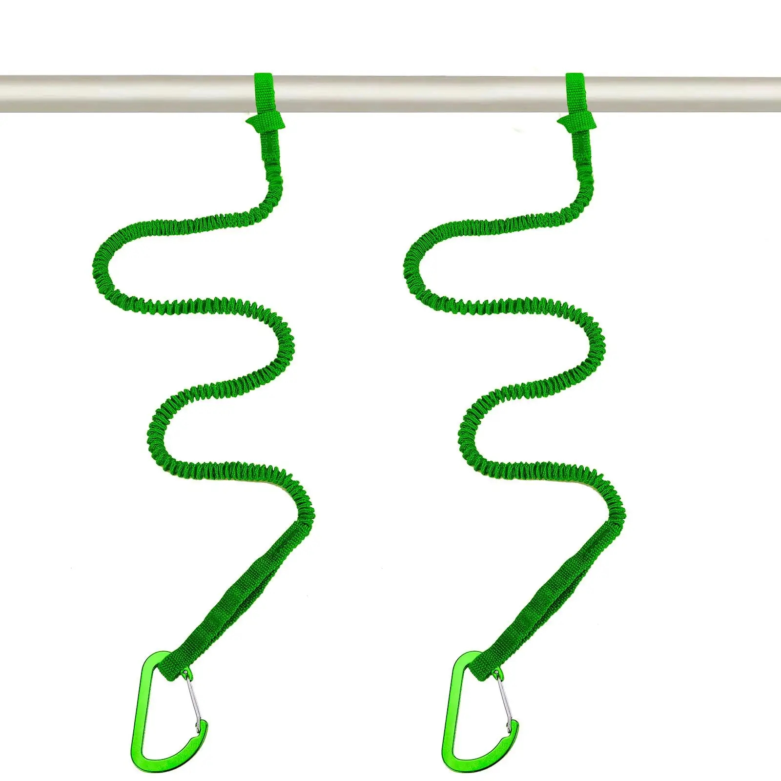 Kayak Accessories Stretchable Paddle Leash Nylon Cord for Dinghy Boat Paddle Tether Support