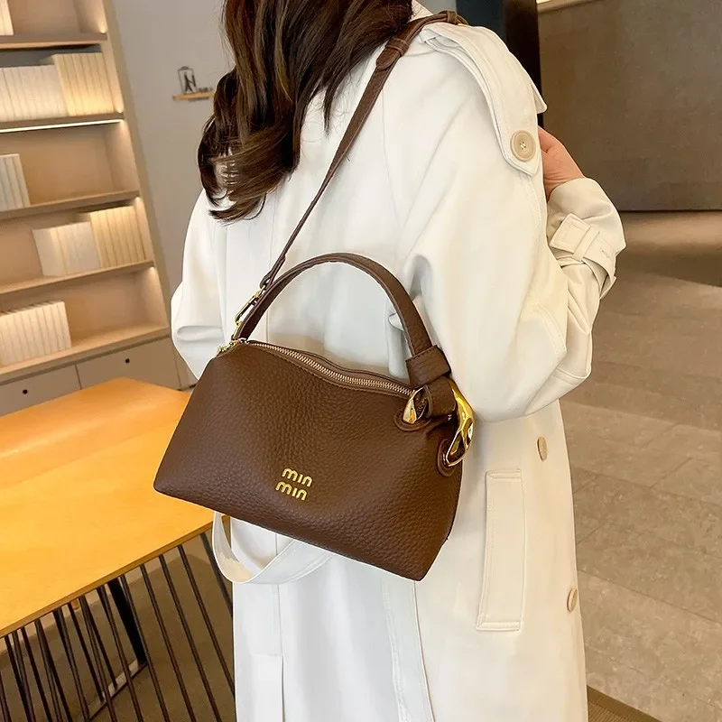 

Элегантная женская кожаная классическая модная дизайнерская сумка через плечо, роскошная сумка через плечо для современной повседневной носки