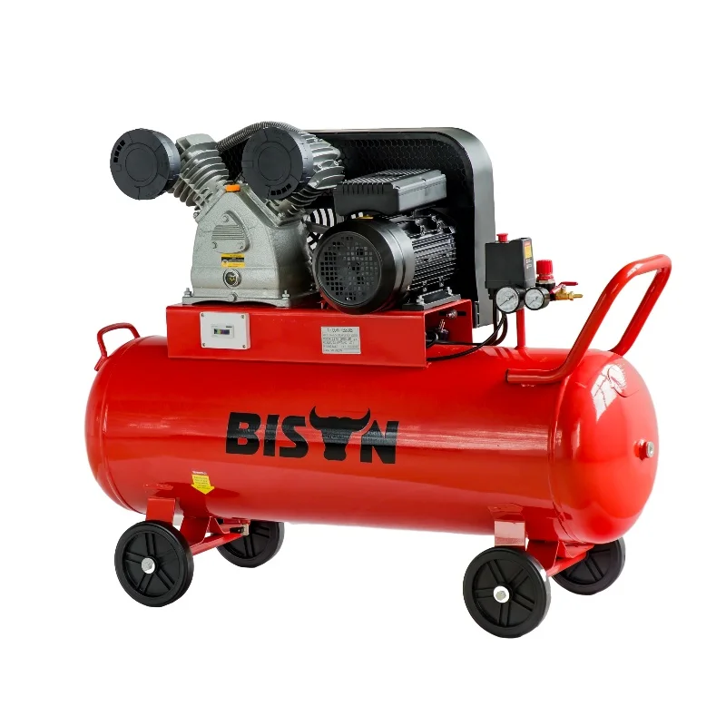 Manufacturers Industrial Portable Machine Ac 220v 3hp 2.2kw 10bar 100 Liters Belt Air Compressor