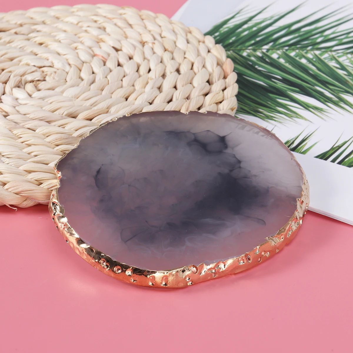 

Смоляная палитра, круглый лоток для краски для дизайна ногтей, смешивание косметики, растушевка основы, черный, белый цвет, легкое хранение, штабелируемый