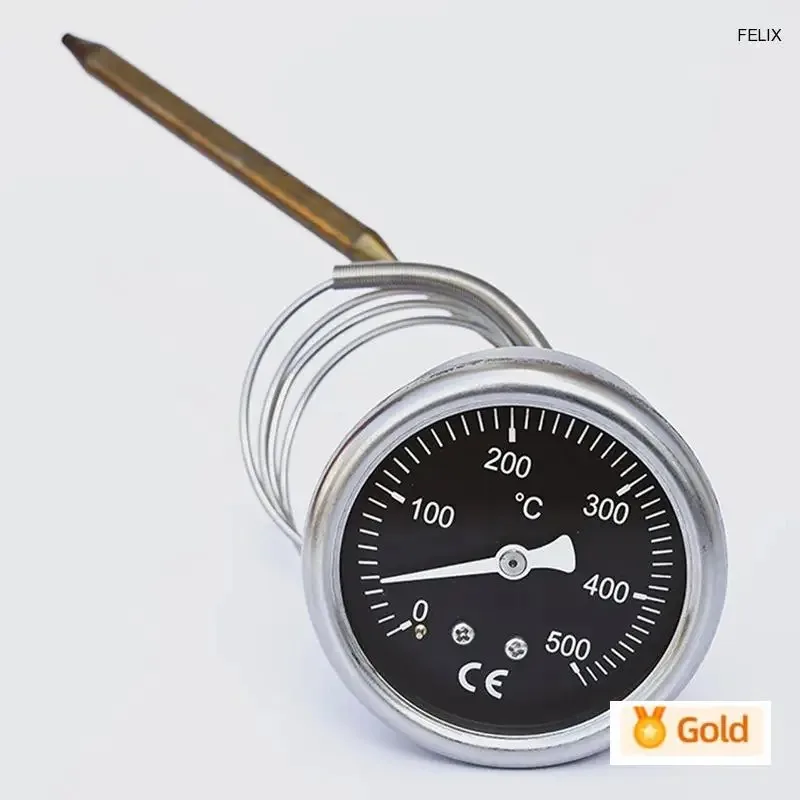 

Печь для пиццы, термометр из нержавеющей стали 304, указатель температуры, металлический пластинчатый термометр, высокая термостойкость