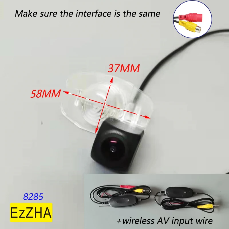 

Fisheye Dynamic HD Wireless Car CCD for Toyota Corolla 2007 2008 2009 2010 2011 2012 2013 HD Backup Reverse Rear View Camera