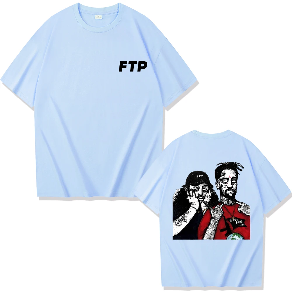 Hot Suicideboys Ftp T-Shirt Uomo Donna Harajuku Rap Harajuku Music Shirt Merch Hip Hop T Shirt Gift