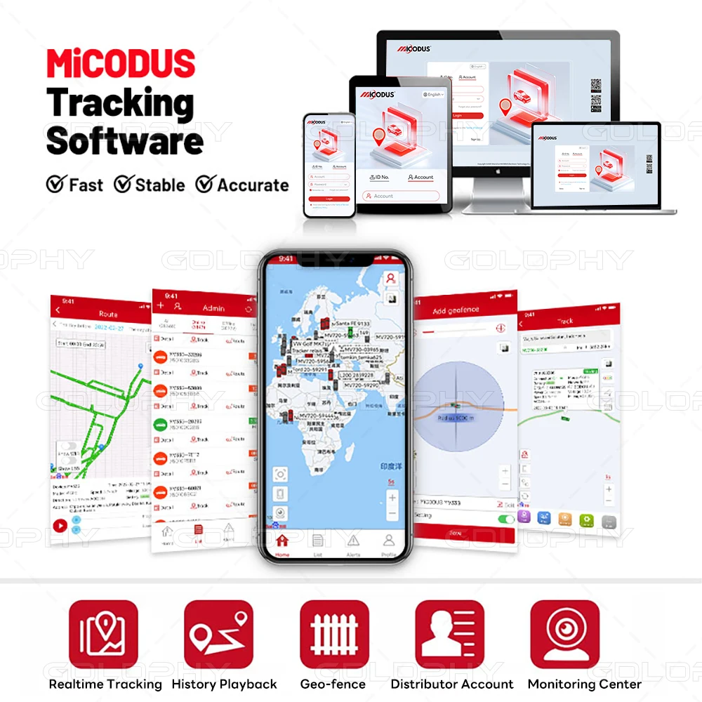 MiCODUS One Year Platform licence GPS Trackers LK720/MV720/TK905/MV730/GPS103/GPS303/LK/CJ/ST-901 Tracking Platform One Year APP