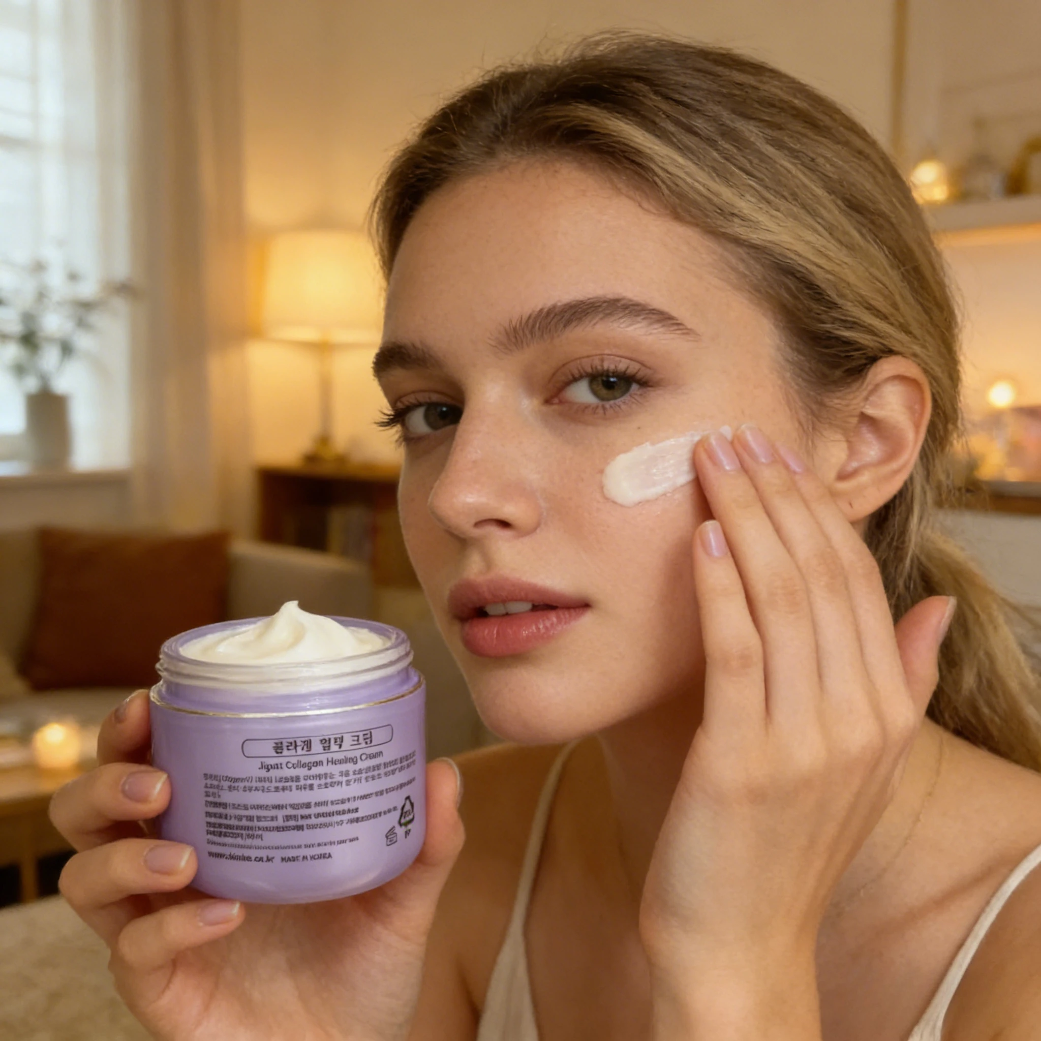 

100г Корейский коллагеновый крем для лица GIGOOT: увлажнение, эластичность, ежедневный уход за кожей