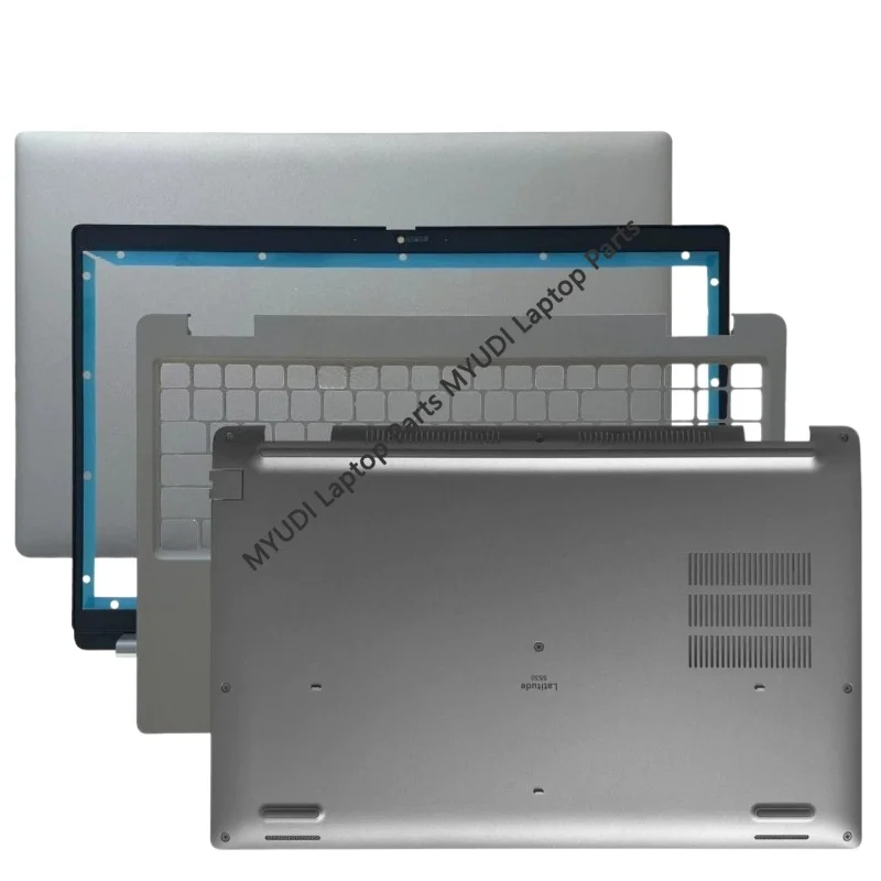 Nova Tampa Traseira LCD para Dell Latitude 5530, 5531, Precision 3570, 3571 - Carcaça Inferior e Palmrest (09T2NW, 0VKCX6, 00CKGM)