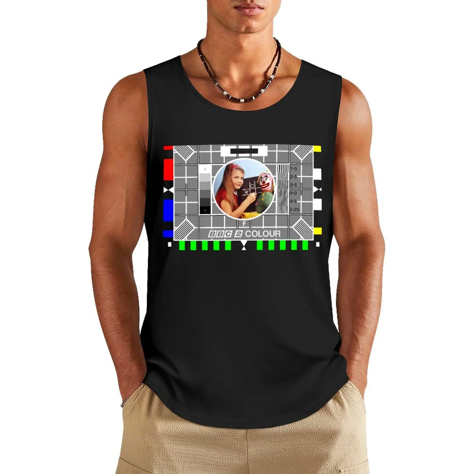 

beebthings Testcard F Tank Top sleeveless Sports clothing