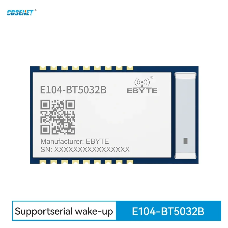 

Bluetooth to Serial Port Module BLE 5.0 CDSENET E104-BT5032B Transparent Transmission Small Size Low Power Long Range Beacon