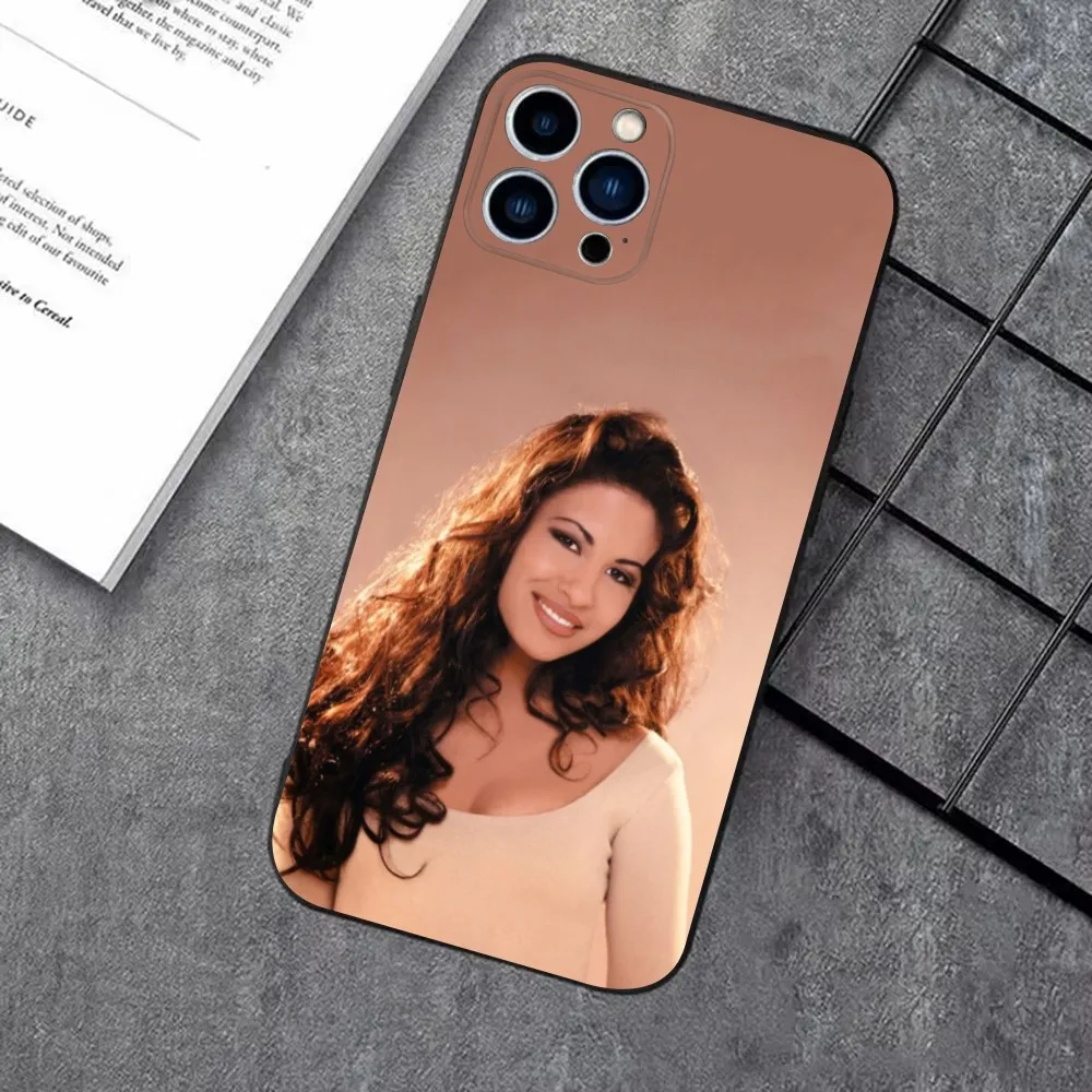 S-Selena Quintanilla Phone Case Silicone Soft for iphone 15,14,13,12,11,Pro,X,XS,Max,XR, Plus X XS XR Cover