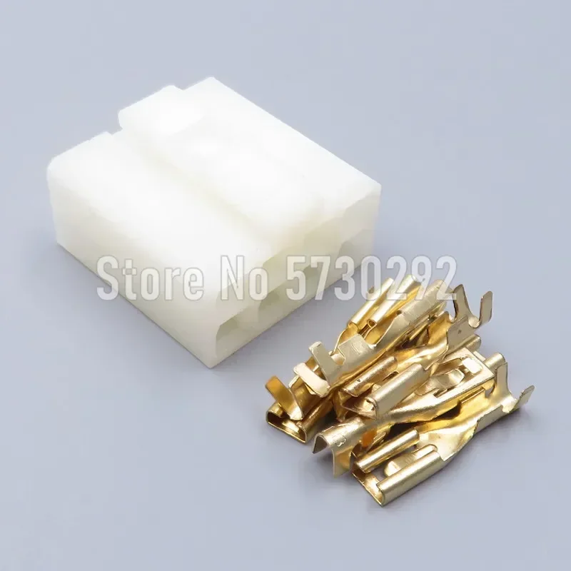 8P 3.5 Series White Automotive Socket Auto Unsealed Connector Electric Wiring Harness Plastic Houing Adapter