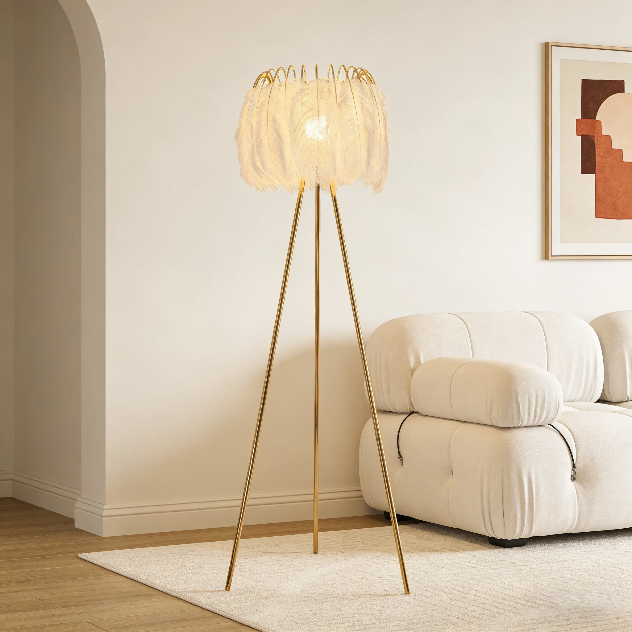 Feather Floor Lamp …