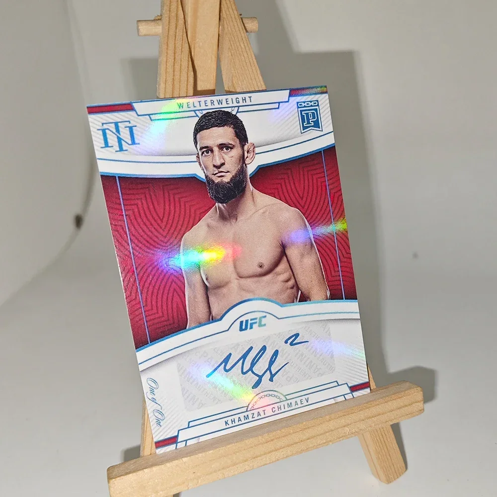 Panini DIY NICKAL CHIMAEV RAUL ROSAS MALLEY 2024 tesoro nacional UFC tarjetas coleccionables refracción color flash regalos de vacaciones