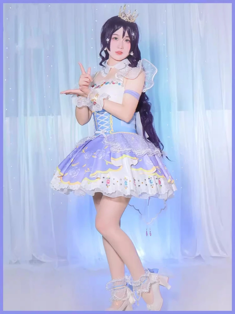 Nozomi Tojo Cosplay Dress Anime Lovelive Women Fashion Lovely Dress Costume Role Play Clothing Halloween Party Outfit Pre-sale