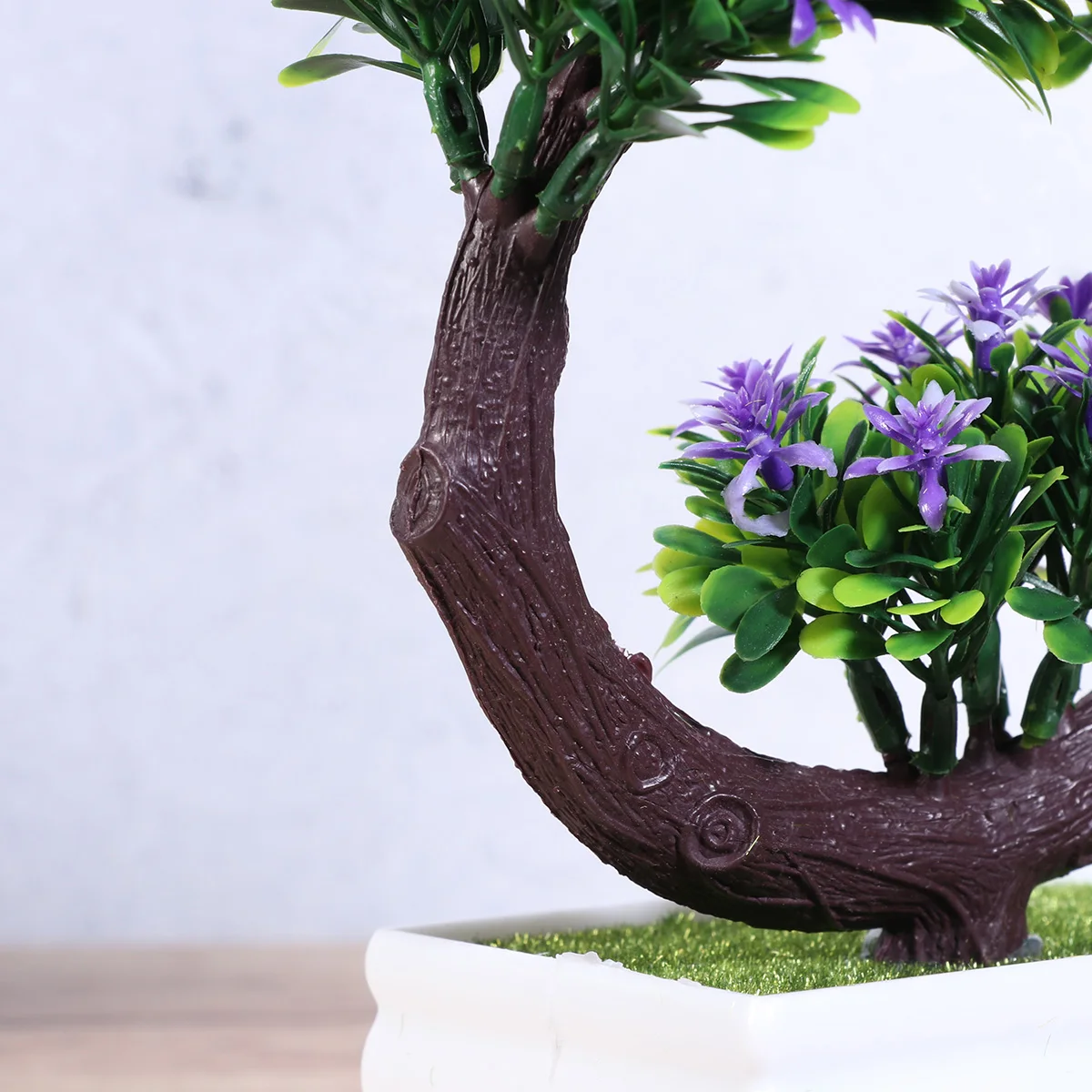 

Artificial Green Potted Plant Bonsai Desk Display Fake Plants Decor Tree Indoor Flower Pots