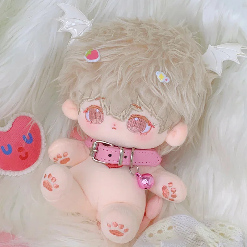 Cotton Doll 20cm Naked Baby Cute Pink Devil Doll with No Attributes and Bones