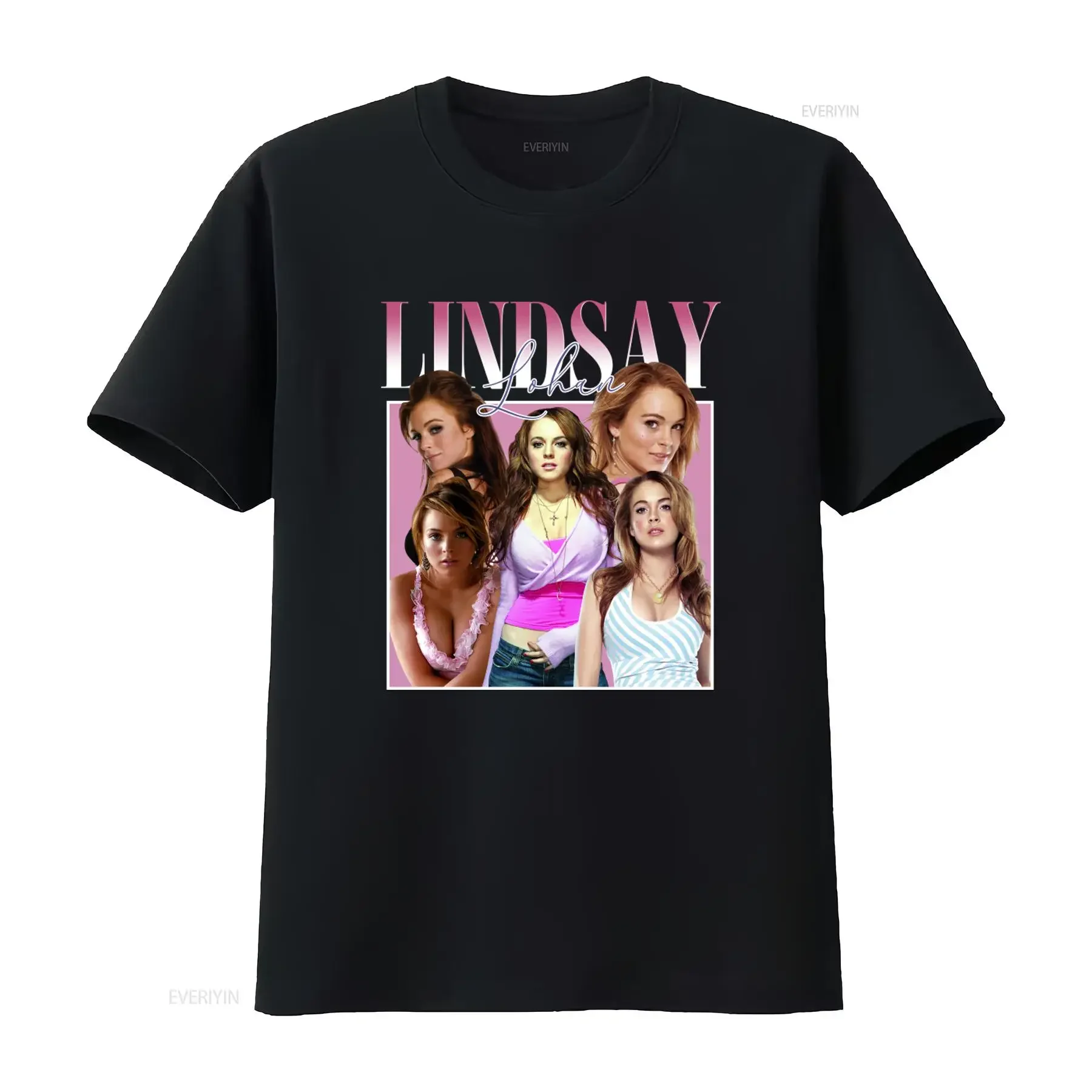 Lindsay Lohan 2 Essential T Shirt for Women vintage Washed graphic designer clothes Comfortable Stretched Stylish