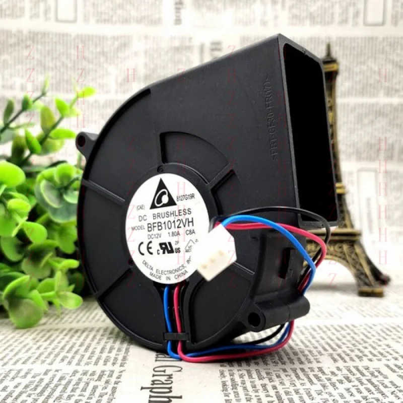 

XXZ for Delta BFB1012VH 9733 12v 1.80A 9CM 3-pin double ball air volume blower