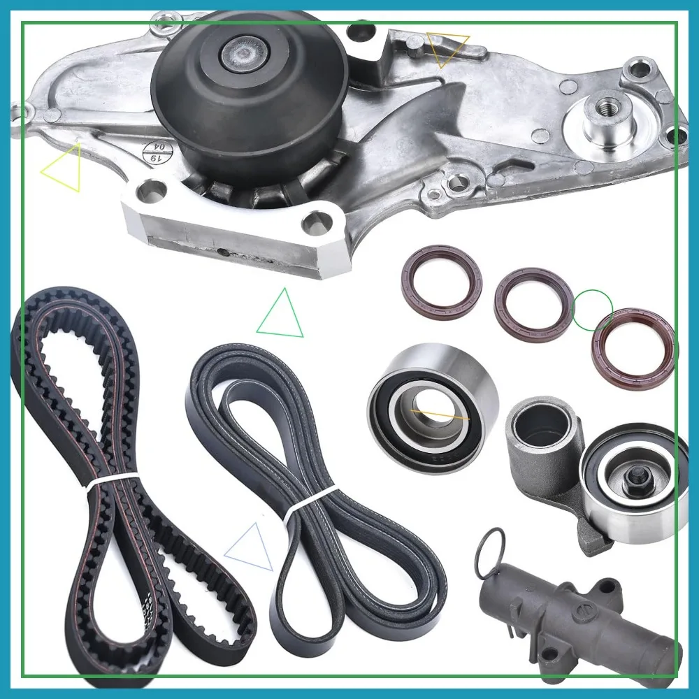 

Timing Belt Kit with Water Pump for Honda Acura 3.0L 3.5L 3.7L 2003-2018 Replaces TKH002 TCKWP329