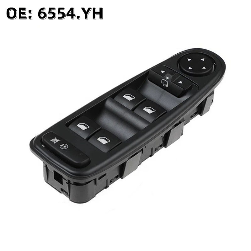 

OE: 6554.YH Power Window Lifter Switch Driver Side Window Control Switch For 2007-2014 Citroen C4 Grand Picasso