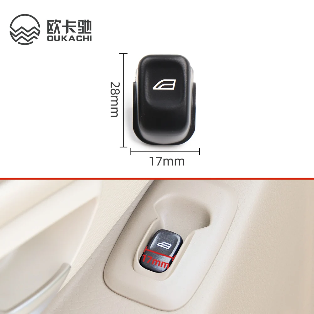 Power Window Switch Button Cover Cap for Volvo V70 XC70 S80 S60 XC90 Car Auto accessorie