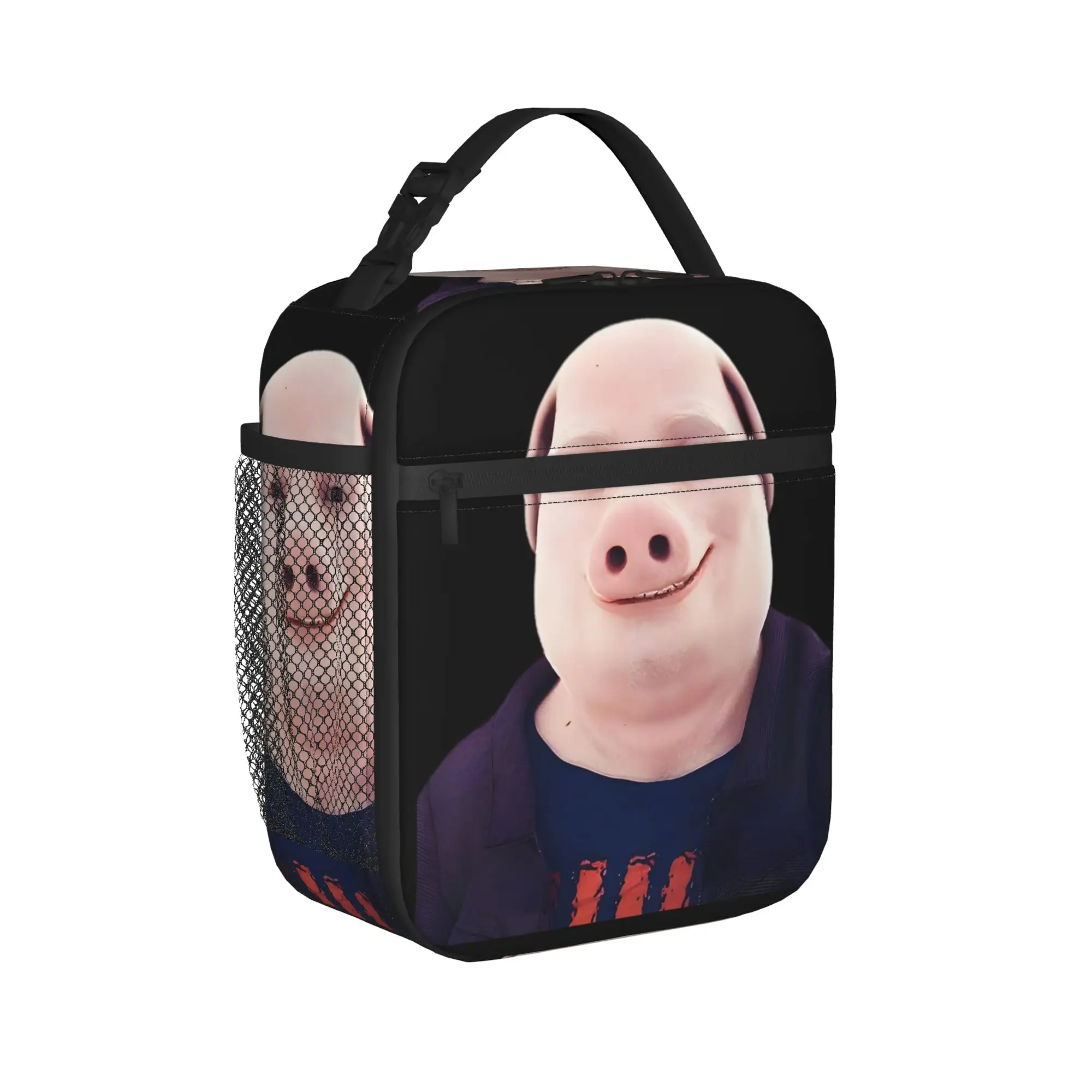 John Pork Is Calling Thermal Insulated Lunch Bag for Work  Portable Bento Box Cooler Thermal Lunch Boxes