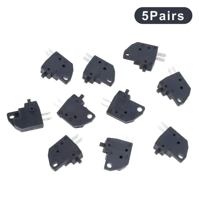 New5Pairs Universal Motorcycle Right/Left Front Brake Stop Light Switch Press Button For Most Motorcycles Spare Parts
