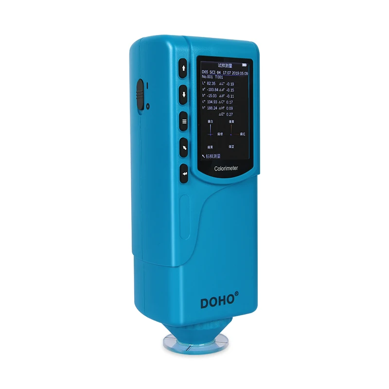 DOHO DR-10 Cheap Colorimeter for Coating Textile Color Detection 8/d Colorimeter Price with Adapter USB Wristband