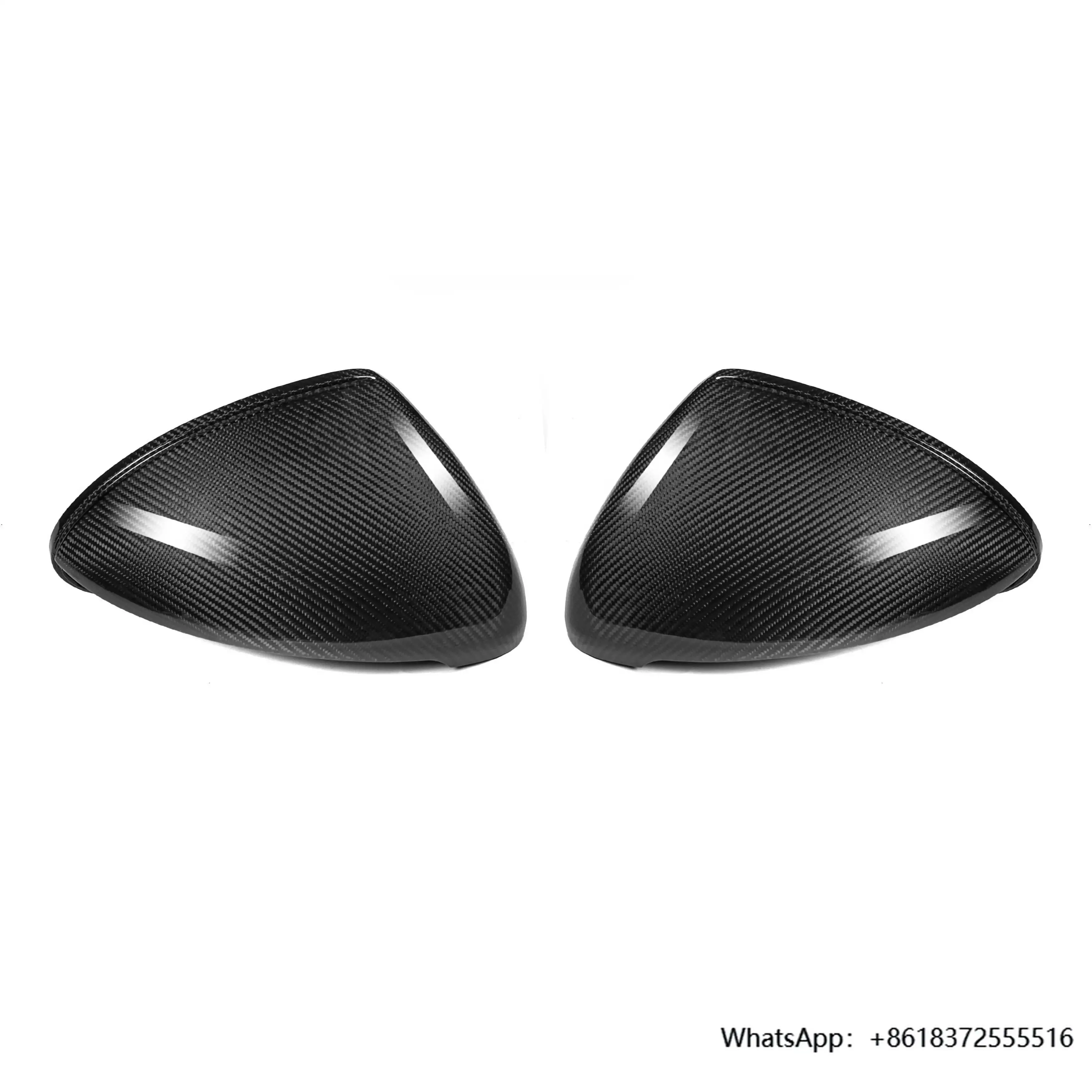 

For Porsche Cayenne 958.2 OEM Style Prepreg Carbon Fiber Mirror Cover/With Assist H-020 2015-2016 Gloss Carbon/ Forged Carbon