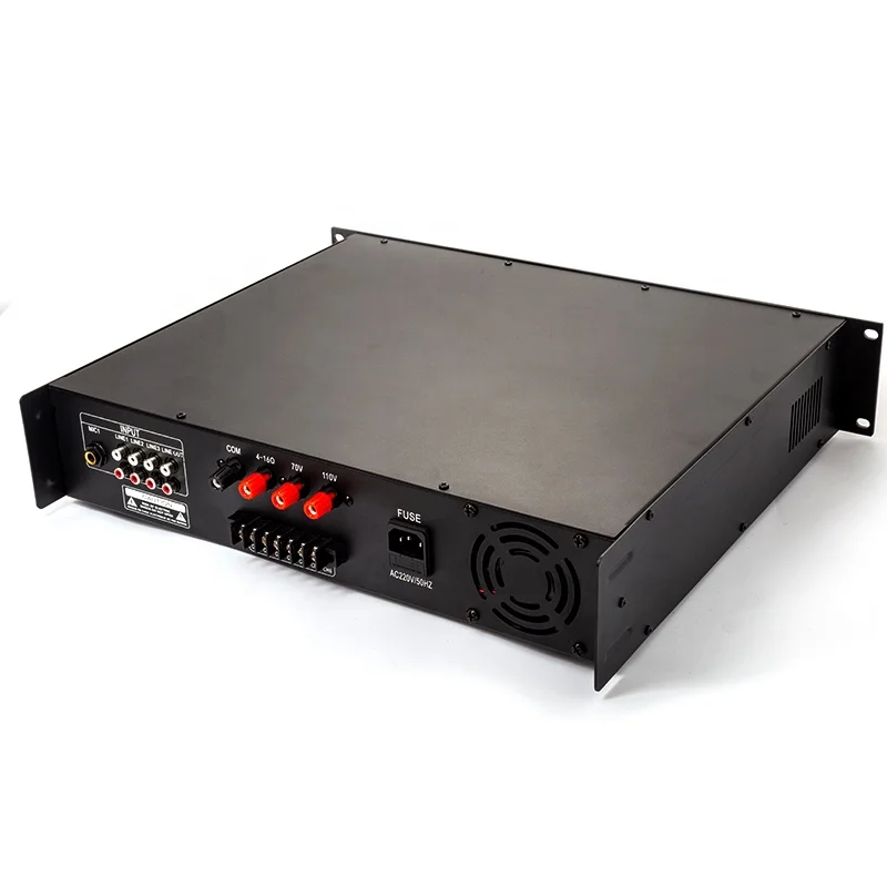 250w Multi-Zone PA High Power High Quality Amplifier For Public Address System