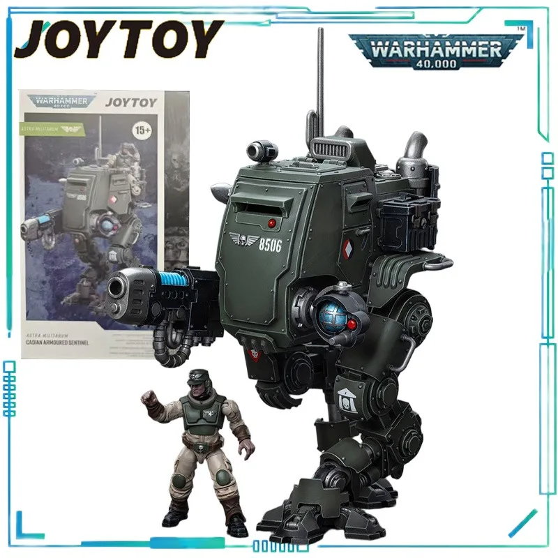 JOYTOY Echte JOYTOY X Warhammer 40K Serie Machine Soul Star World Army Cardia Gepantserde Sentry Eindproduct Model Verzamelen