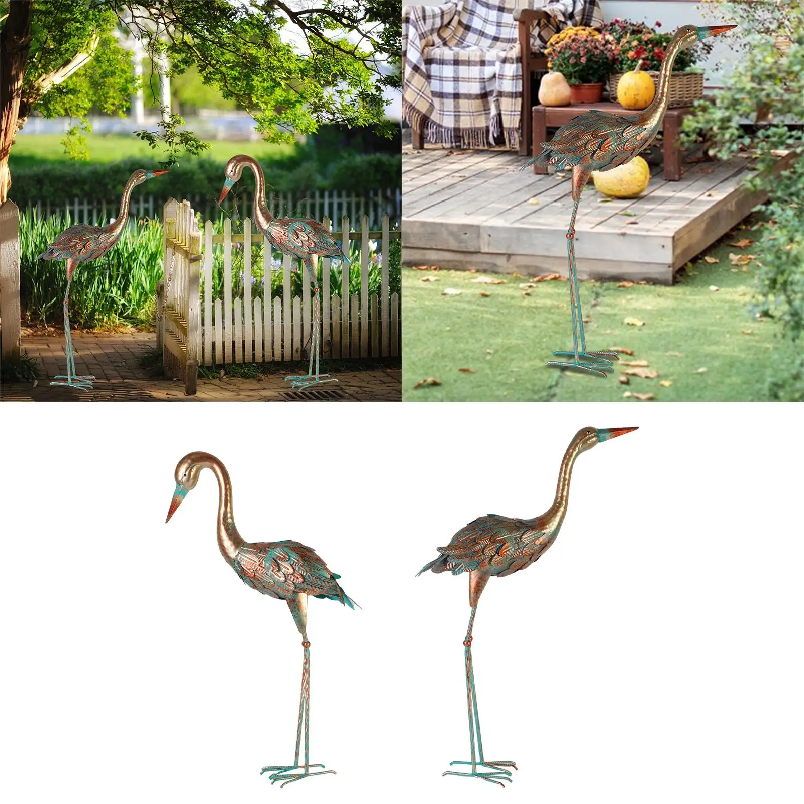 

Vintage Bird Sculpture Decor Antique Decoration for Party Sidewalks Backyard