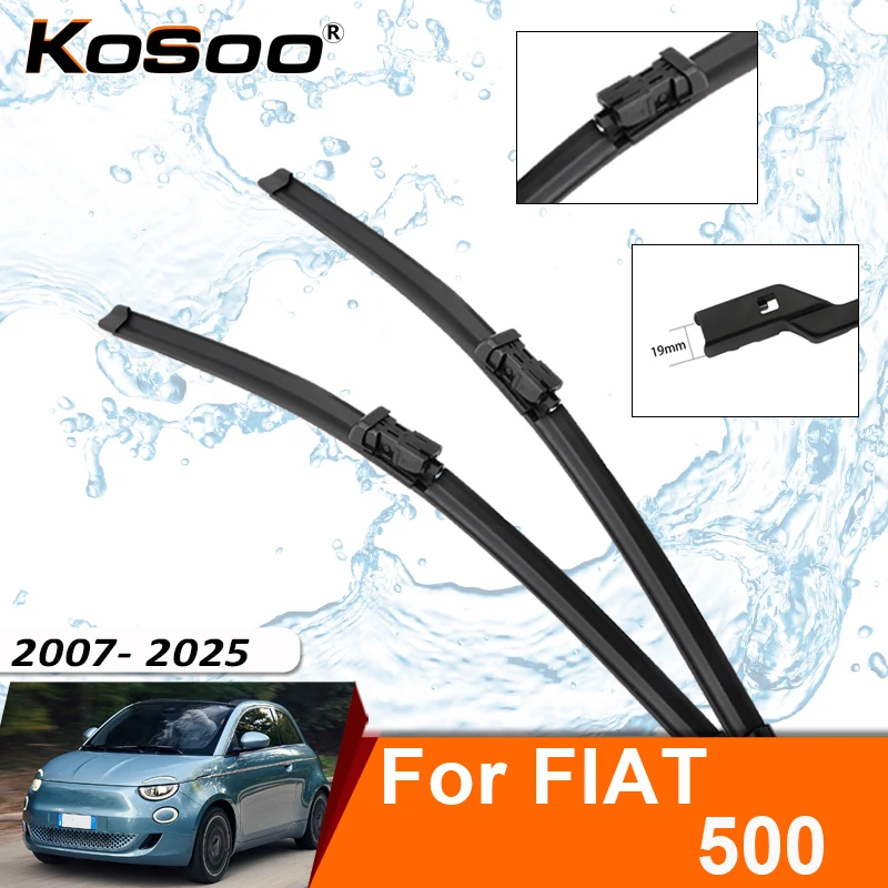 

Car Wiper Blade For FIAT 500 312 500C 500E 500L 500X 2007-2025 Windshield Rubber Refill Front Window Wiper Accessorie