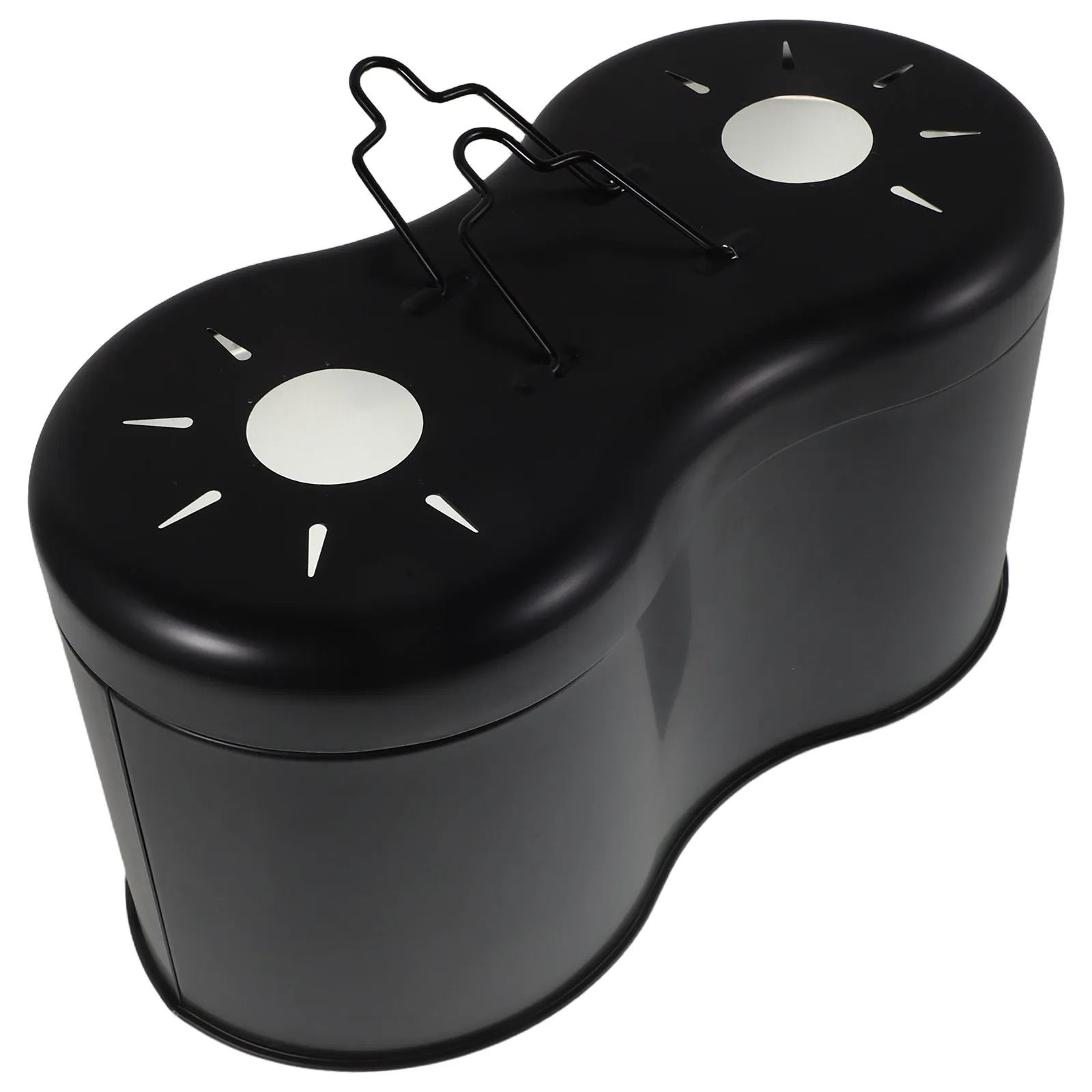 

Dual Reptile Lamp Fixture with Hanging Hook for Bearded Dragon Terrarium Basking Bulb Holder Reflective Cap Basking Bulb Fixture