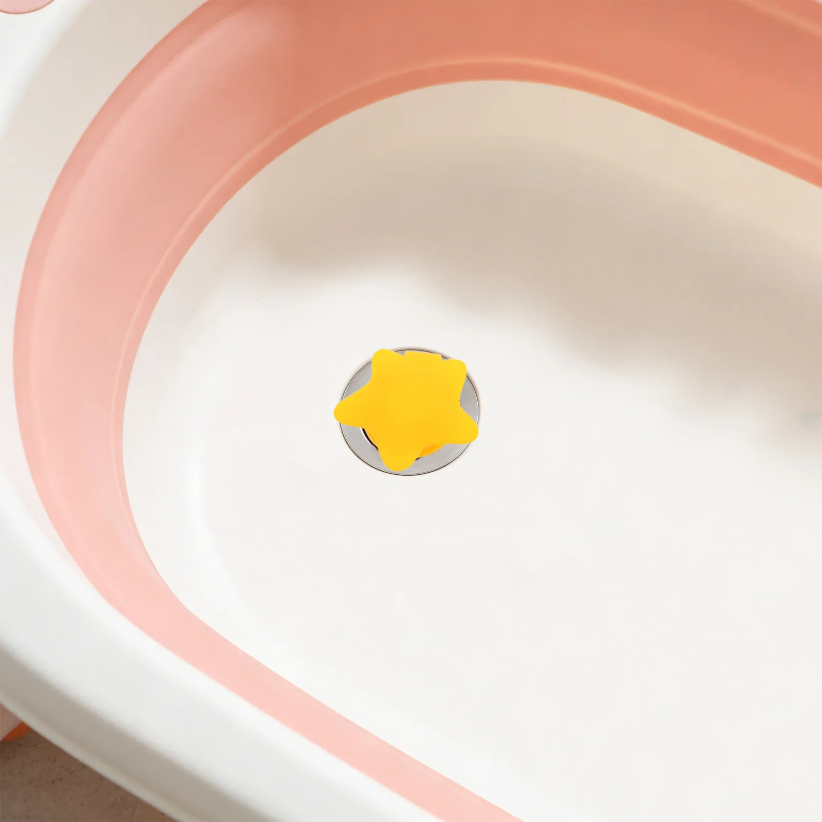 4Pcs Silicone Bathtub Drain Stopper Star Shape Bath Plug for Tub Shower Sink Utility Bucket Leakproof Replacement Tub Stopper
