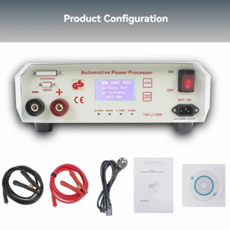 Professional Voltage Regulator Diagnostic Tool MST-90+ For ICOM Programming max output 14V/120A