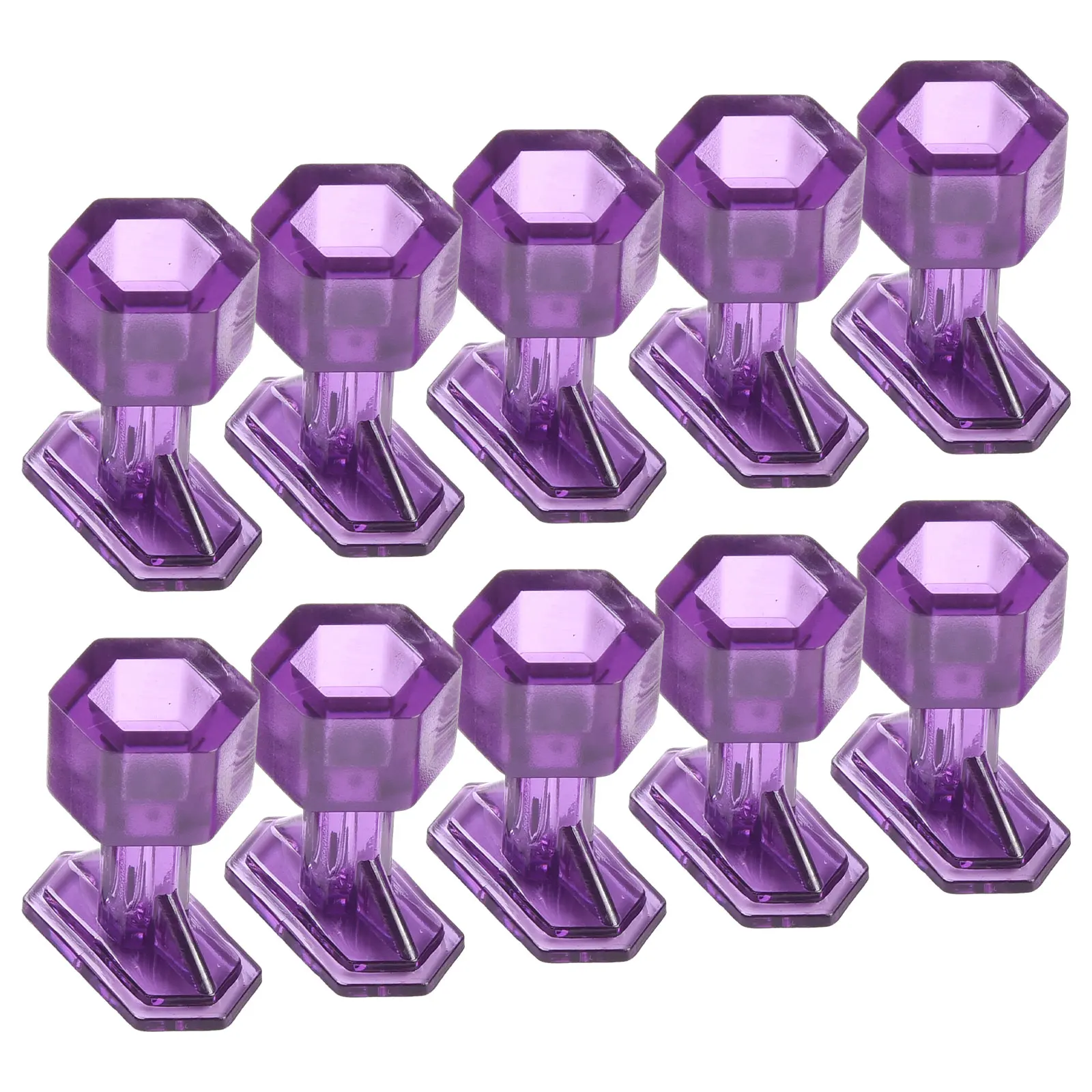 Paintless Dent Repair Tools - 10pcs Nylon Puller Tabs, Brand New, High Quality, Purple, Universal Fitment