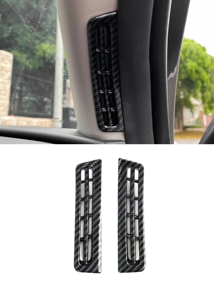 Air Conditioner Outlet Cover Carbon Fiber Styling Car Accessories Trim For Hyundai Tucson NX4 2022 2021