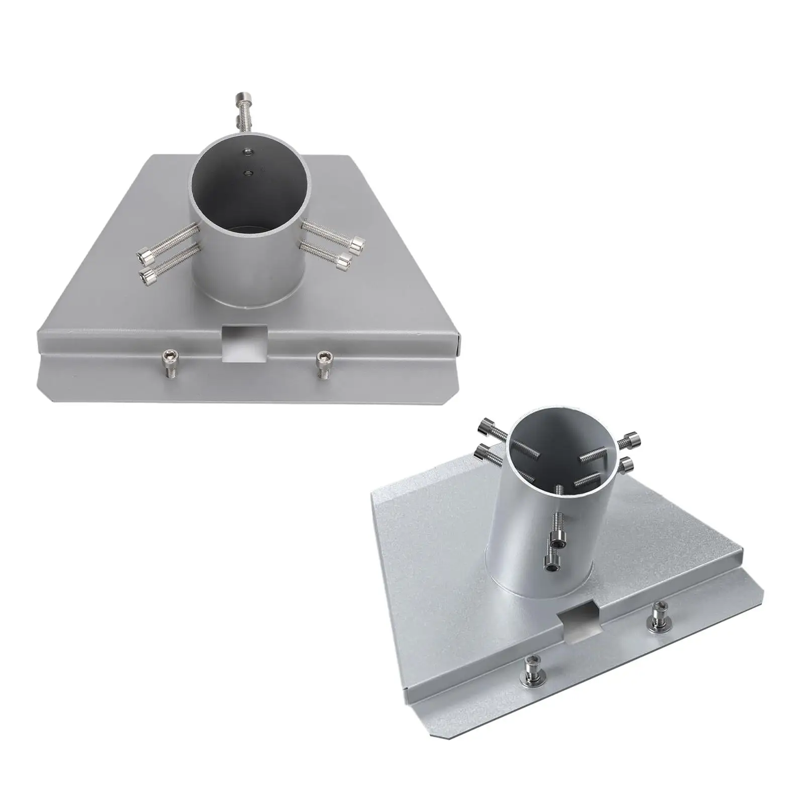 TV Dish Mounts Roof Mounting Pole Connector Heavy-duty Rust Reception Bracket for Various RV Flagpoles