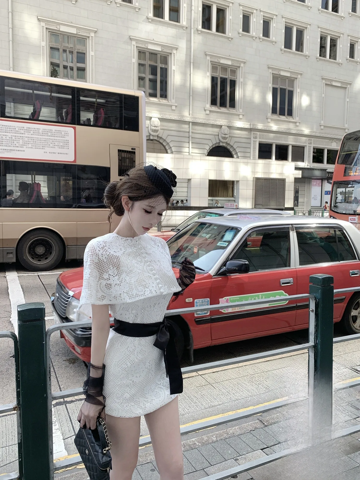 

Винтажный комплект Kubiliv: кружевной топ 3D и короткая юбка с пуговицами, комплект из двух предметов, женское платье Pure Desire