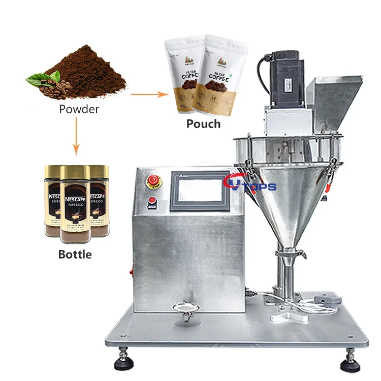 

Latest Design Economical Desktop Cosmetic Powder Vial Small Dose Filling Spice Packaging Machine Automatic