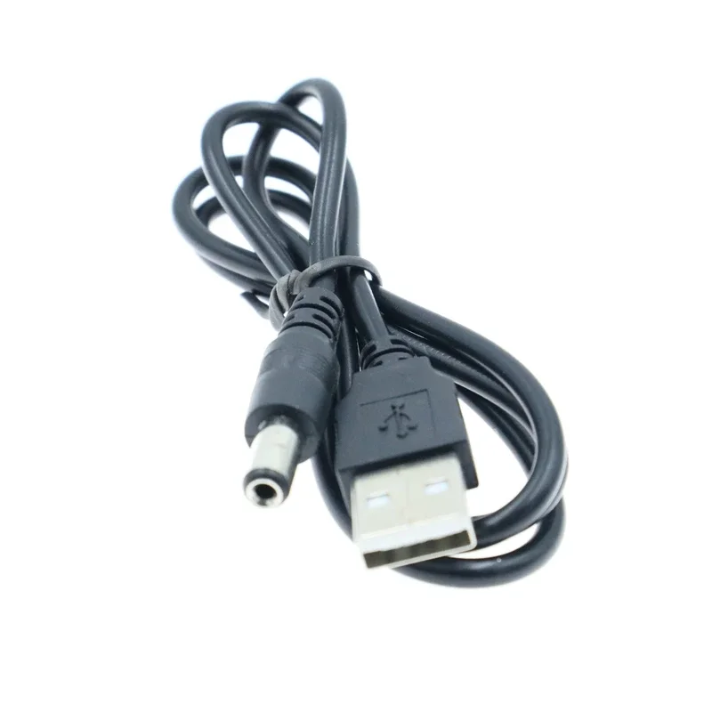For Small Electronics Devices usb extension cable USB 2.0 Port 5V 5.5*2.1mm DC Barrel Power Cable Connector