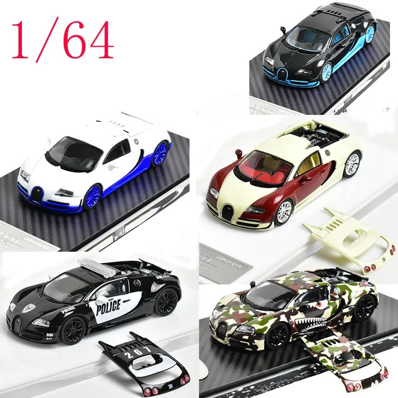 

Mortal Diecast 1/64 Scale ‌Bugatti Veyron Foshan Show Edition Grand Sport Alloy Car Model Toys for Boys Gift