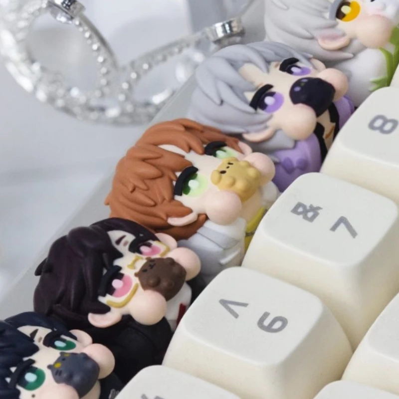 

Light and Night Osborn Sariel Anime Theme Keycaps Set Keycaps 3D Resin Artisan Key Caps Custom Original Handmade Keyboard Caps