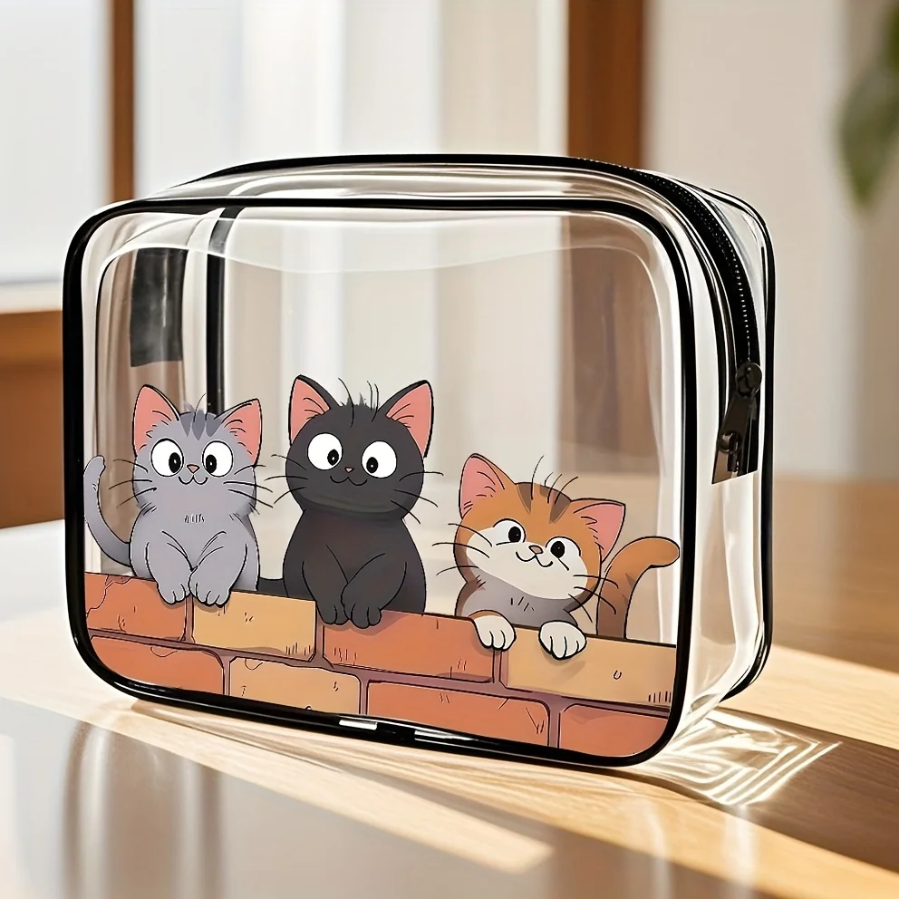 Transparent Toiletry Bag, A Stylish and High-Quality Organizer for Both Men and Women, Designed for Easy Cleaning, Suitable