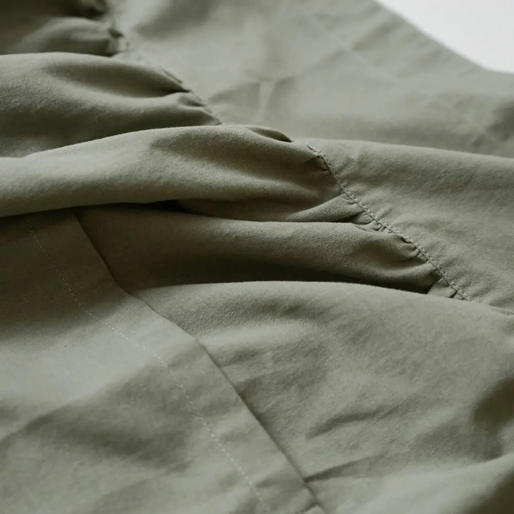 

Многофункциональный хлопковый фартук в корейском стиле, водонепроницаемый фартук с регулируемыми ремнями, повседневный кухонный фартук большого размера для кафе